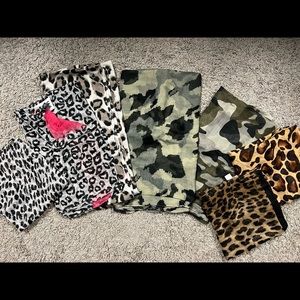 Bundle of 7, Various Brands, Mystery Set of Regular and Infinity Scarves